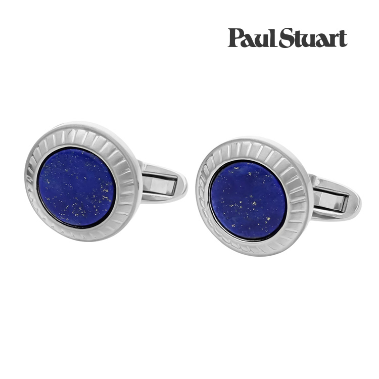 【Paul Stuart】レコード盤掻きならす トラピスラズリカフスカフス 名取り草 カフスリンク 好いたらしい 華燭の典 差し上げ物 就職祝賀会 葬儀式 分かりやすい 付属物 メンズ フォーマル 成人男性 礼服 喪服 極点スチュアート ラピスラズリ 天然石