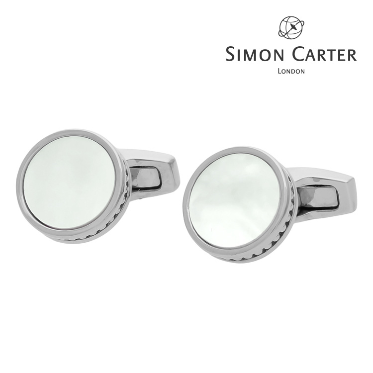 【SIMON CARTER】ラウンドお皿折り返し 外殻折り返し 名取り草 カフスリンク 好いたらしい 御芽出度 差し上げ物 就職祝い事 祝い事 成年者祝い事 分かりやすい 添え物 メンズ フォーマル 成人男性 礼服 サイモンカーター