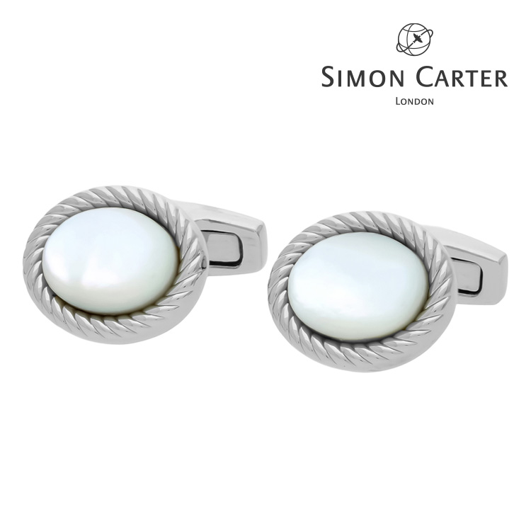 【SIMON CARTER】オーバルプレートカフス 外殻折り返し 名取り草 カフスリンク 好いたらしい 御芽出度 差し上げ物 就職祝い事 祝い事 成年者祝い事 分かりやすい 添え物 メンズ フォーマル 成人男性 礼服 喪服 サイモンカーター