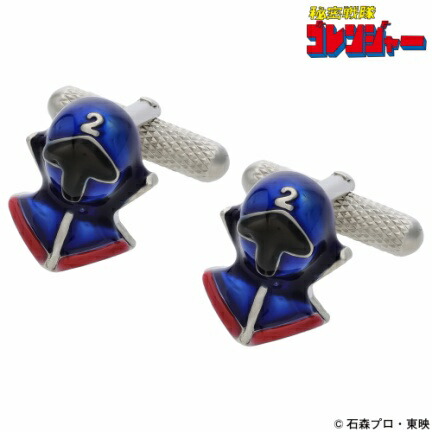 【ANIME・CHARACTER】ゴレンジャーX SWANKマスクカフスボタン アオレンジャー カフス ボタン カフスボタン 可愛い 結婚式 プレゼント 就職祝い 葬式 シンプル アクセサリー メンズ フォーマル 男性 6,518円