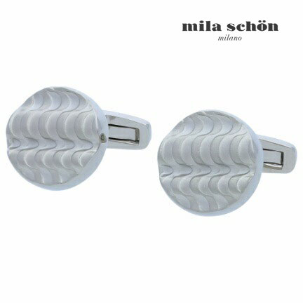 【mila schon】ジオメトリックパターンカフスカフス 名取り草 カフスリンク 好いたらしい 御芽出度 差し上げ物 就職祝賀会 追悼式 分かりやすい 佩び物 メンズ フォーマル 成人男性 礼服 喪服 ミラショーン ミラ ショーン 硝子