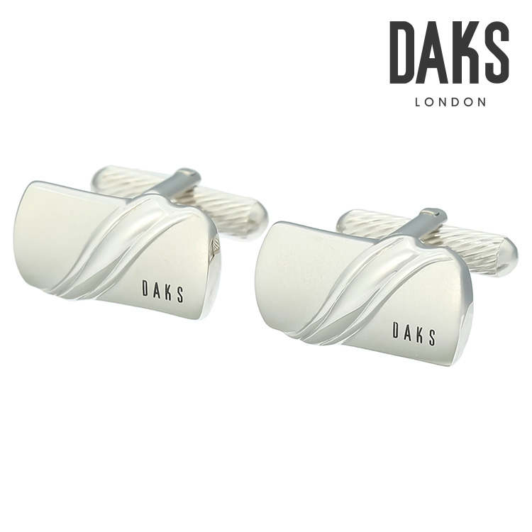 【DAKS】ダイヤゴナルラインカフス カフス ボタン カフスボタン 可愛い 結婚式 プレゼント 就職祝い 葬式 シンプル アクセサリー メンズ フォーマル 男性 礼服 喪服 DAKS Daks daks ダックス ギフト 8,470円