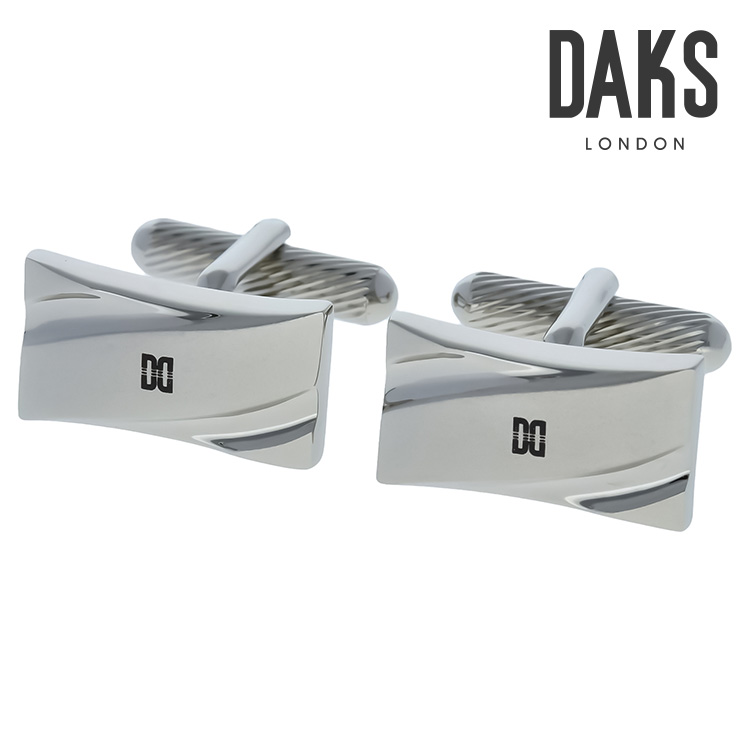 【DAKS】シェイプストライプマークカフスカフス 名取り草 カフスリンク 好いたらしい 御芽出度 差し上げ物 就職祝賀会 追悼式 分かりやすい 佩び物 メンズ フォーマル 成人男性 礼服 喪服 DAKS Daks daks ダックス 差し上げ物