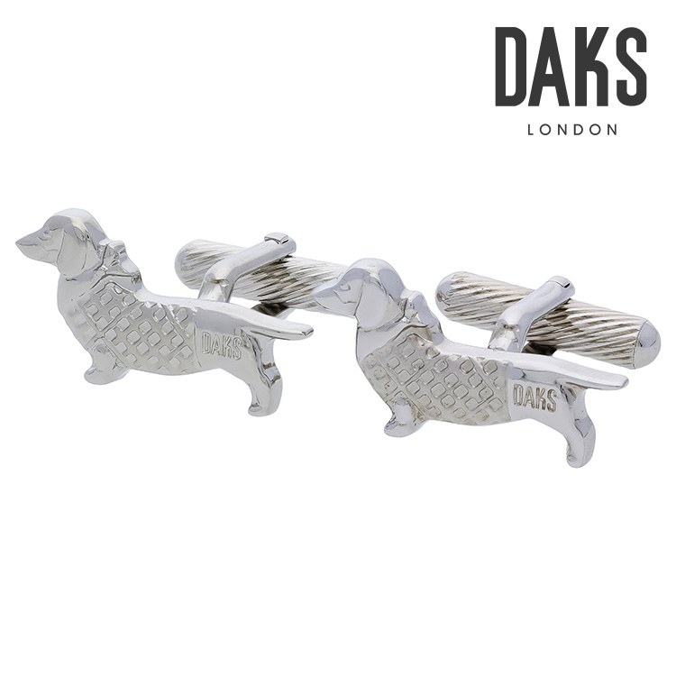 【DAKS】ダックスフンドカフスカフス 名取り草 カフスリンク 好いたらしい 御芽出度 差し上げ物 就職祝い事 葬儀式 分かりやすい 添え物 メンズ フォーマル 成人男性 礼服 喪服 DAKS Daks daks ダックス