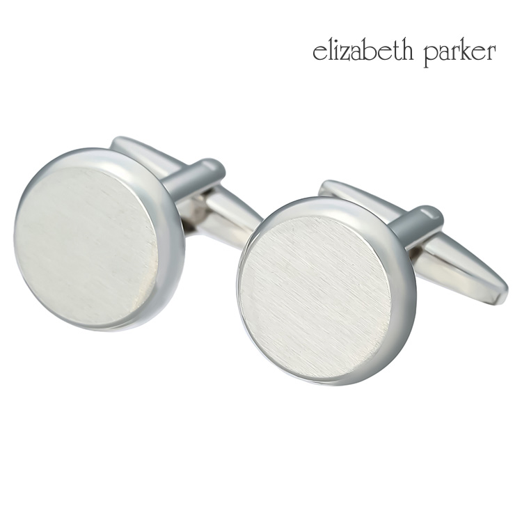 【elizabeth parker】サテンフィニッシュカフス カフス ボタン カフスボタン 可愛い 結婚式 プレゼント 就職祝い 葬式 シンプル アクセサリー メンズ フォーマル 男性 礼服 喪服 elizabeth parker エリザベスパーカー