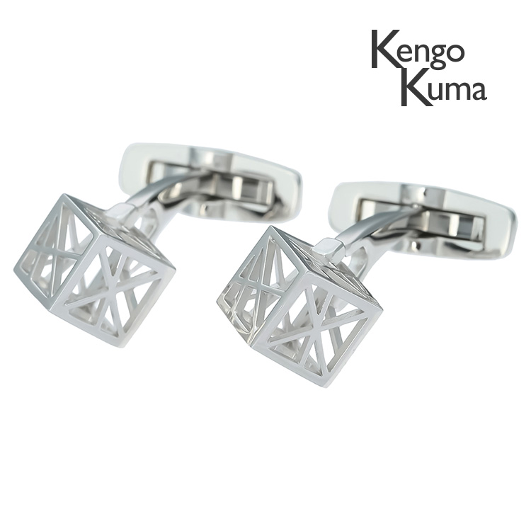 【Kengo Kuma】ソーアンカフスカフス 名取り草 カフスリンク 好いたらしい 御芽出度 差し上げ物 就職祝い事 葬儀式 分かりやすい 添え物 メンズ フォーマル 成人男性 礼服 喪服Kengo Kuma ケンゴクマ