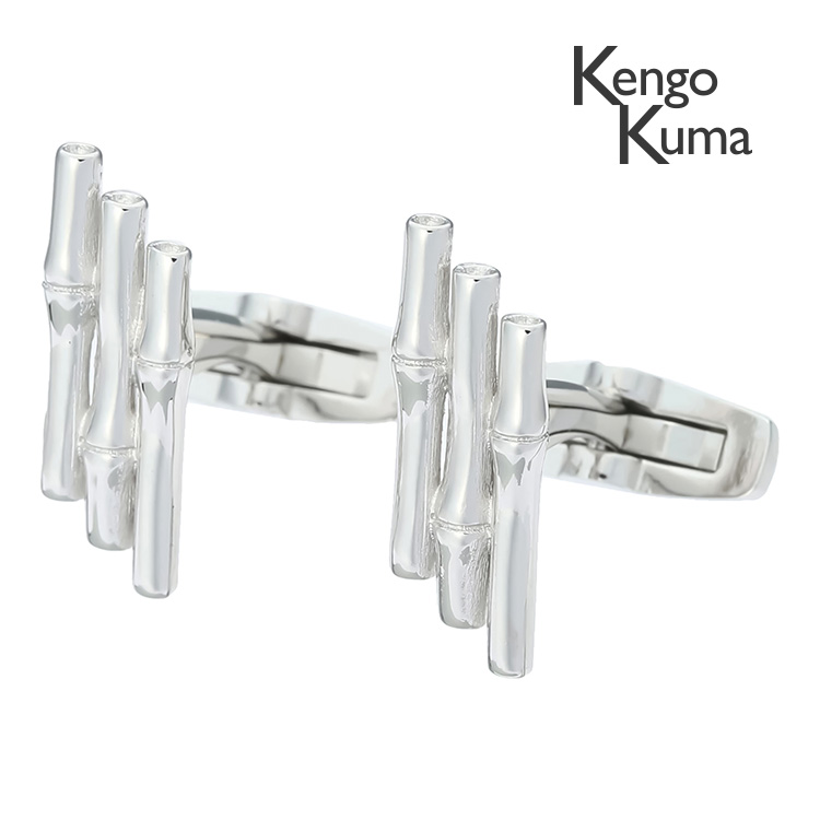 【Kengo Kuma】バンブーカフスカフス ボタン カフスボタン 可愛い 結婚式 プレゼント 就職祝い 葬式 シンプル アクセサリー メンズ フォーマル 男性 礼服 喪服Kengo Kuma ケンゴクマ|カフスギャラリー 店
