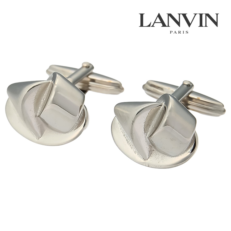 【LANVIN】スィックノットカフス カフス ボタン カフスボタン 可愛い 結婚式 プレゼント 就職祝い 葬式 シンプル アクセサリー メンズ フォーマル 男性 礼服 喪服 LANVIN ランバン 23,287円