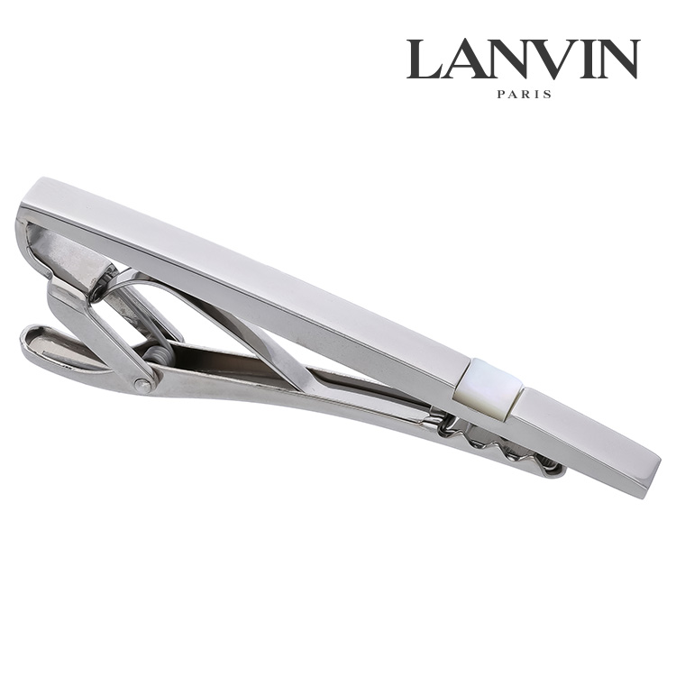 【LANVIN】シンプルプレーンマザーオブパールタイピン可愛い ネクタイピン 結婚式 卒業式 就活 プレゼント 就職祝い 葬式 タイピン シンプル アクセサリー メンズ フォーマル 男性 礼服 喪服 スーツ アクセサリー アクセ LANVIN ランバン 白蝶貝｜カフスギャラリー　店 16,632円