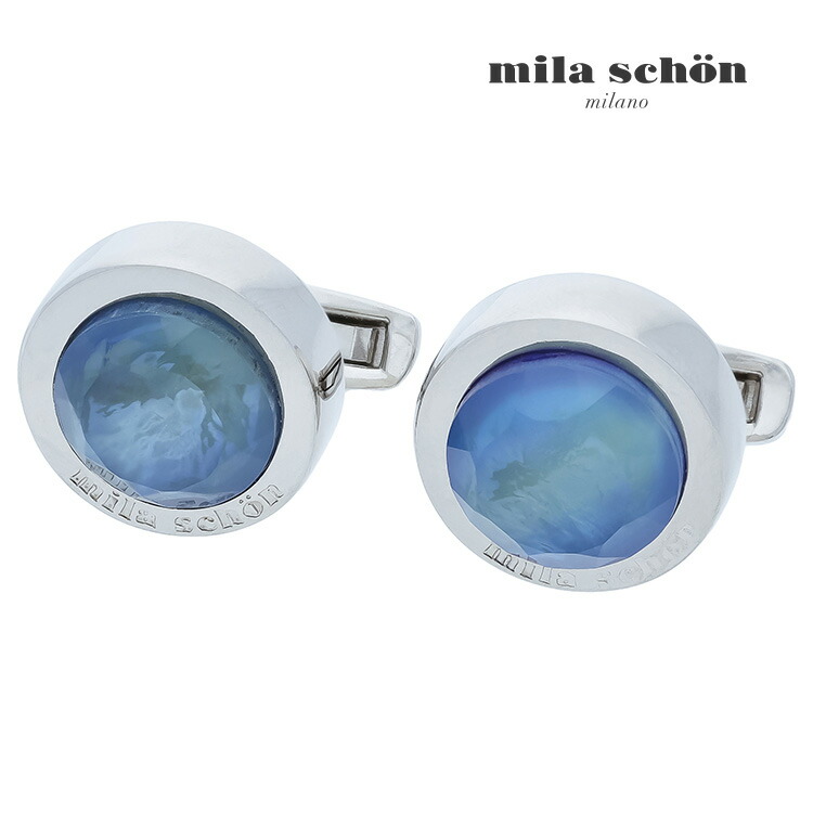 【mila schon】ラウンドシングルロゴカフス 緑であること折り返し 名取り草 カフスリンク 好いたらしい 御芽出度 差し上げ物 就職祝い事 葬儀式 分かりやすい 添え物 メンズ フォーマル 成人男性 礼服 喪服 ミラショーン ミラ ショーン 硝子