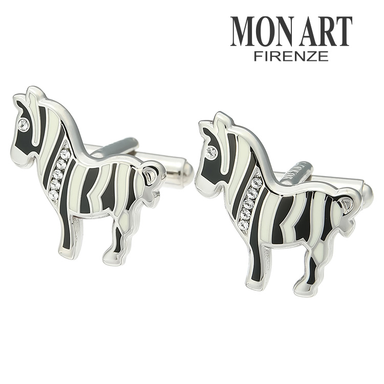 【MONART】シマウマカフスカフス 名取り草 カフスリンク 好いたらしい 御芽出度 差し上げ物 就職祝賀会 追悼式 分かりやすい 佩び物 メンズ フォーマル 成人男性 礼服 喪服 MONART モン作物