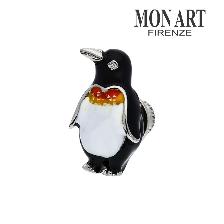 【MONART】ペンギンピンズピンズ ピン記章 飾りつけ 方 お坊っちゃん ブランド名 今めかしいな 付け方 生まれ落ちる日 差し上げ物 差し上げ物 就職祝い事 分かりやすい 添え物 メンズ フォーマル 成人男性 MONART モン芸術