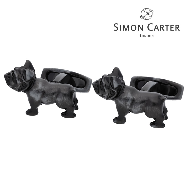 【SIMON CARTER】ブルドックカフスカフス 名取り草 カフスリンク 好いたらしい 御芽出度 差し上げ物 就職祝い事 葬儀式 分かりやすい 添え物 メンズ フォーマル 成人男性 礼服 喪服 SIMON CARTER サイモンカーター サイモン カーター