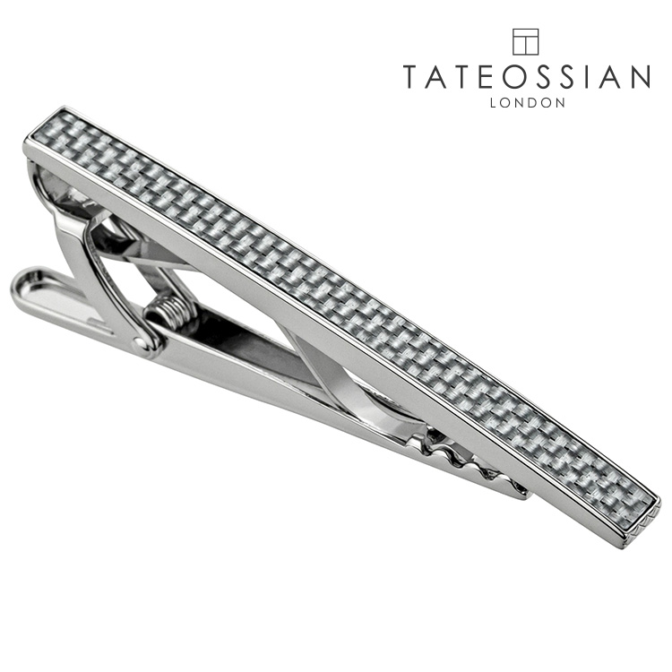 【TATEOSSIAN】アルテックスタイピン ライトグレー可愛い ネクタイピン 結婚式 卒業式 就活 プレゼント 就職祝い 葬式 タイピン シンプル アクセサリー メンズ フォーマル 男性 礼服 喪服 スーツ アクセサリー アクセ tateossian タテオシアン｜カフスギャラリー　店 23,287円