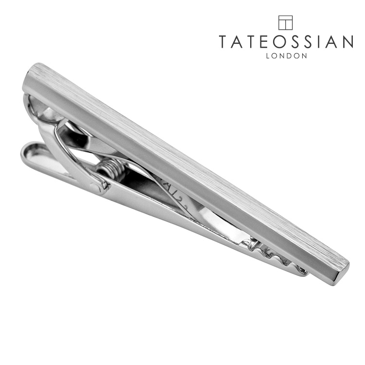 【TATEOSSIAN】ブラッシュドクラッシックタイピン好いたらしい タイピン 華燭の典 卒式 就活 差し上げ物 就職祝賀会 葬儀式 五分五分いの一番 分かりやすい 付属物 メンズ フォーマル 成人男性 礼服 喪服 背広 付属物 アクセ tateossian タテオシアン