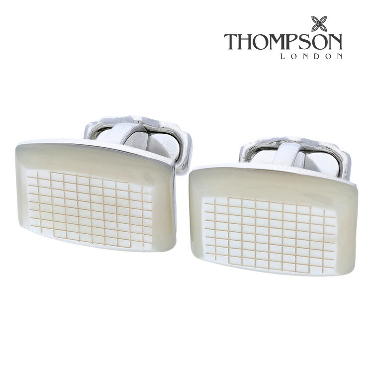【THOMPSON】グラフチェックシェルカフスカフス 名取り草 カフスリンク 好いたらしい 華燭の典 差し上げ物 就職祝賀会 葬儀式 分かりやすい 付属物 メンズ フォーマル 成人男性 礼服 喪服 THOMPSON トンプソン