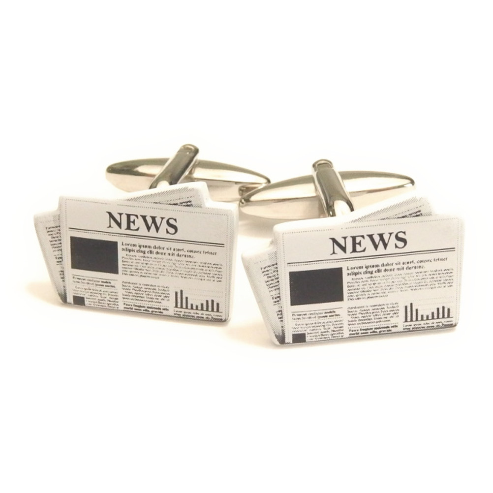 【1位】 英字新聞 ニュースペーパー カフス カフスボタン カフリンクス cufflinks cuffs メンズ 男性 ユニーク おもしろ 面白 面白い リアルな スーツアクセサリー専門店 父の日 ギフトにも 誕生日 プレゼント プチギフト おしゃれ カフスマニア