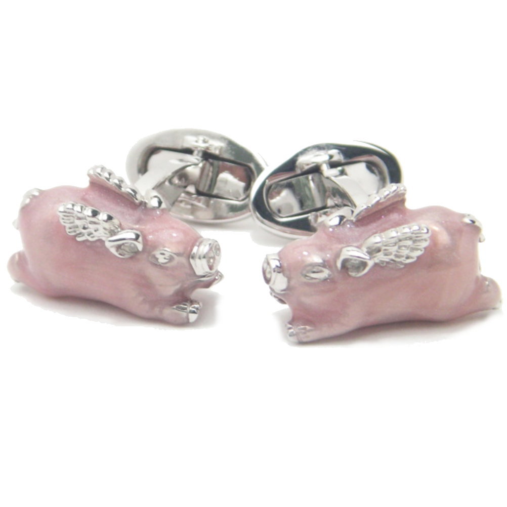 コンビニ受取対応商品 面白 おもしろ ユニーク 男性 メンズ Cuffs Cufflinks カフリンクス カフスボタン カフス 空飛ぶ豚 Janleslie 取寄品 面白い カフスマニア おしゃれ プチギフト プレゼント 誕生日 ギフトにも 父の日 スーツアクセサリー専門店 植物シリーズ 動物
