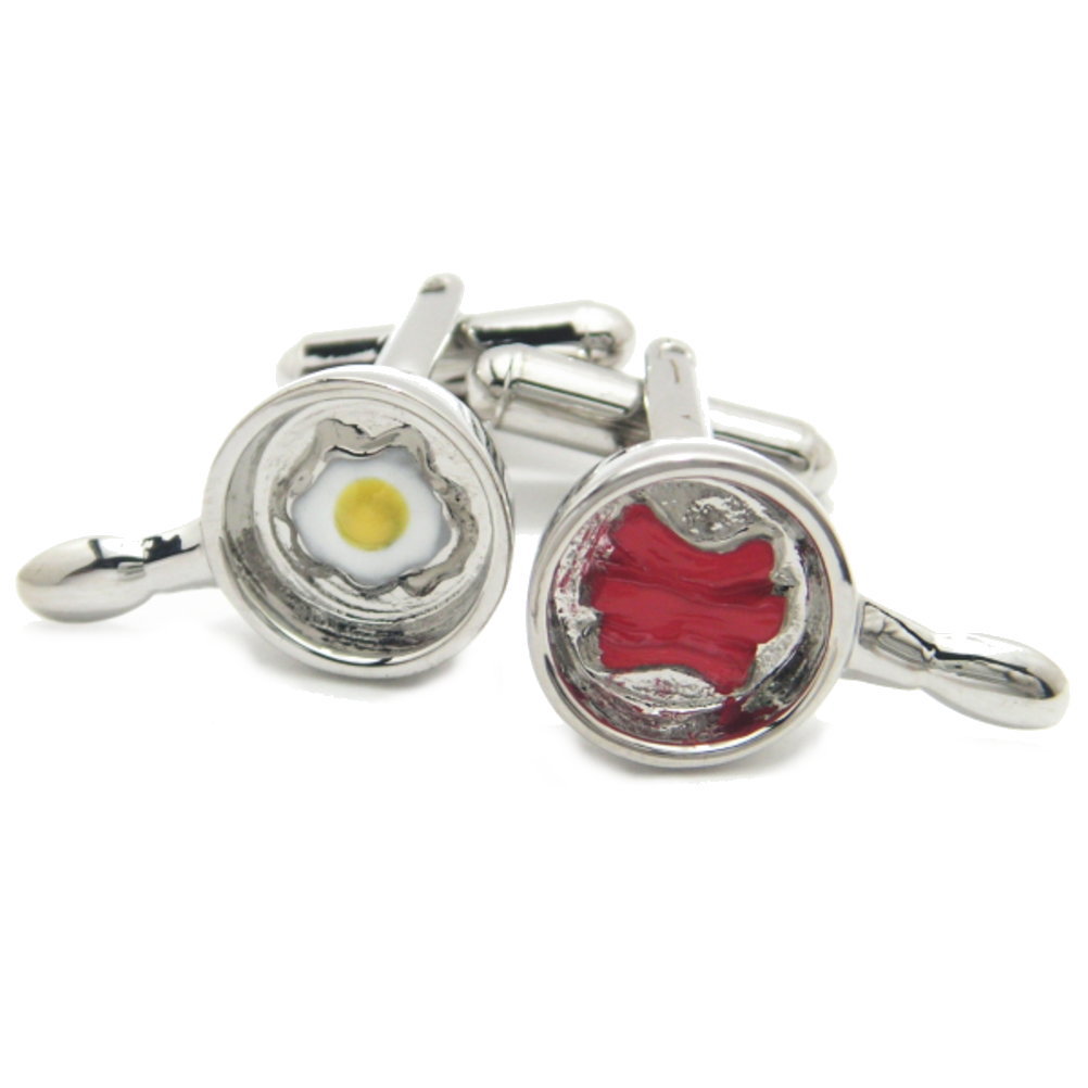 栄養満点ベーコンと目玉焼き カフス カフスボタン カフリンクス cufflinks cuffs メンズ 男性 結婚式 ユニーク おもしろ 面白 面白い ドリンク フード スーツアクセサリー専門店 父の日 ギフトにも ブライダル 披露宴 二次会 お呼ばれ パーティー おしゃれ カフスマニア