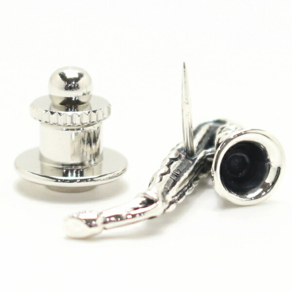 【SATURNO・サツルノ】サックスのタイタック(ピンブローチ)【あす楽対応】【コンビニ受取対応商品】【5,400円以上で送料無料】【05P01Oct16】