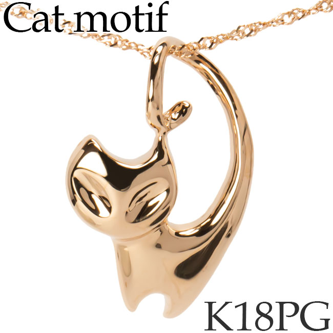 楽天市場】招き猫 ネックレス キャッツアイ K18 18金GP 18k キャット