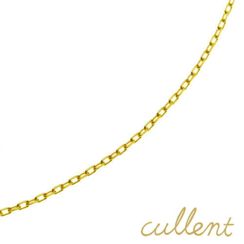 18k gold cable chain