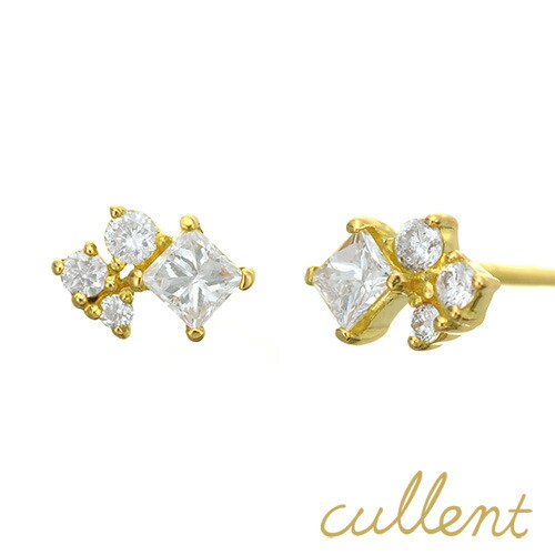 楽天市場】K18 ダイヤモンド ピアス Victoria ピアス K18 18金 18k