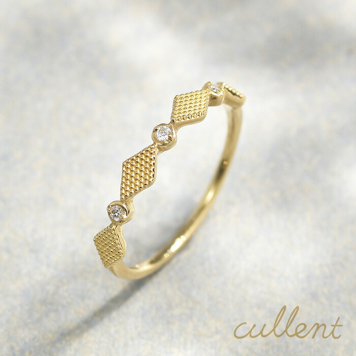 K18 ダイヤモンドリング shimmer 指輪 ダイヤ 18金 ピンクゴールド ホワイトゴールド 18k レディース ジュエリー シンプル