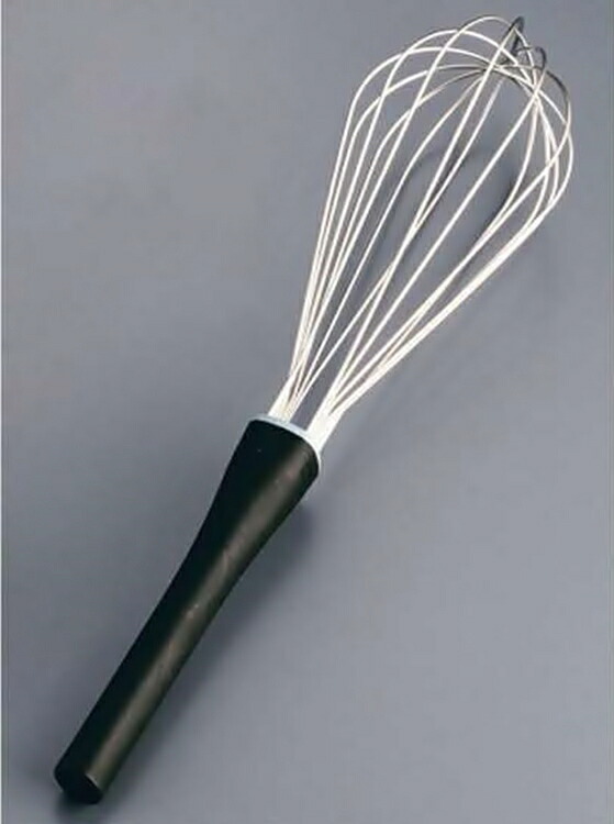 抗菌泡立　II　ツーライン　AG50-7　太線　50cm　ブラック　BAW-31 [関連：HASEGAWA 長谷川化学工業 業務用 調理小物 抗菌 色分け カラフル 泡立て 泡だて器 ホイッパー]