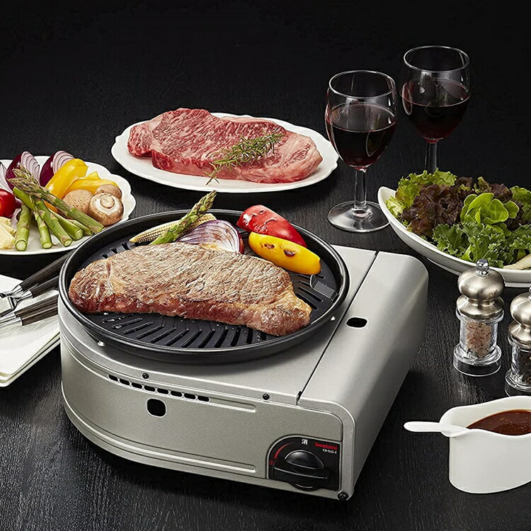 市場 イワタニ 焼肉グリル スモークレス カセットコンロ 日本製 Cb Slg 2 家庭用 Gks B9 やきまる2 関連 岩谷
