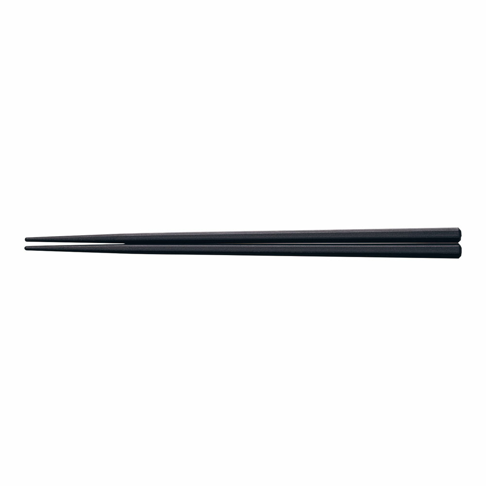 SPS　六角箸　100膳入　黒　M10-961　22.5cm　RHS-V2[関連：マイン 業務用 カトラリー 箸 食器洗浄機対応 定食 食堂 居酒屋 和食 レストラン]｜くるちかも　culticamo
