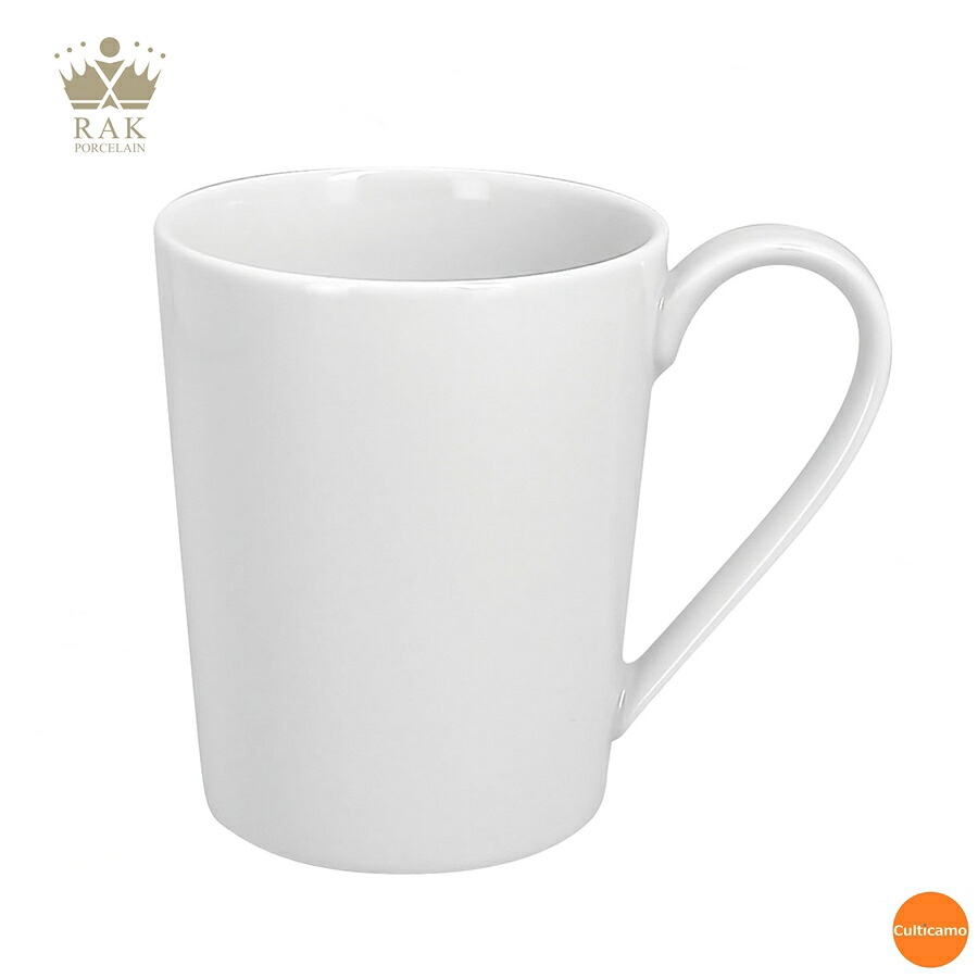 ラック　アクセス　マグ　300c.c.　12ヶ入　RA03304　RAC-06[関連：RAK PORCELAIN ラック ポーセレン UAE ブランド 食器 磁器 マグカップ コーヒーカップ 食器洗浄機対応 電子レンジ対応 ホテル カフェ レストラン]｜くるちかも　culticamo