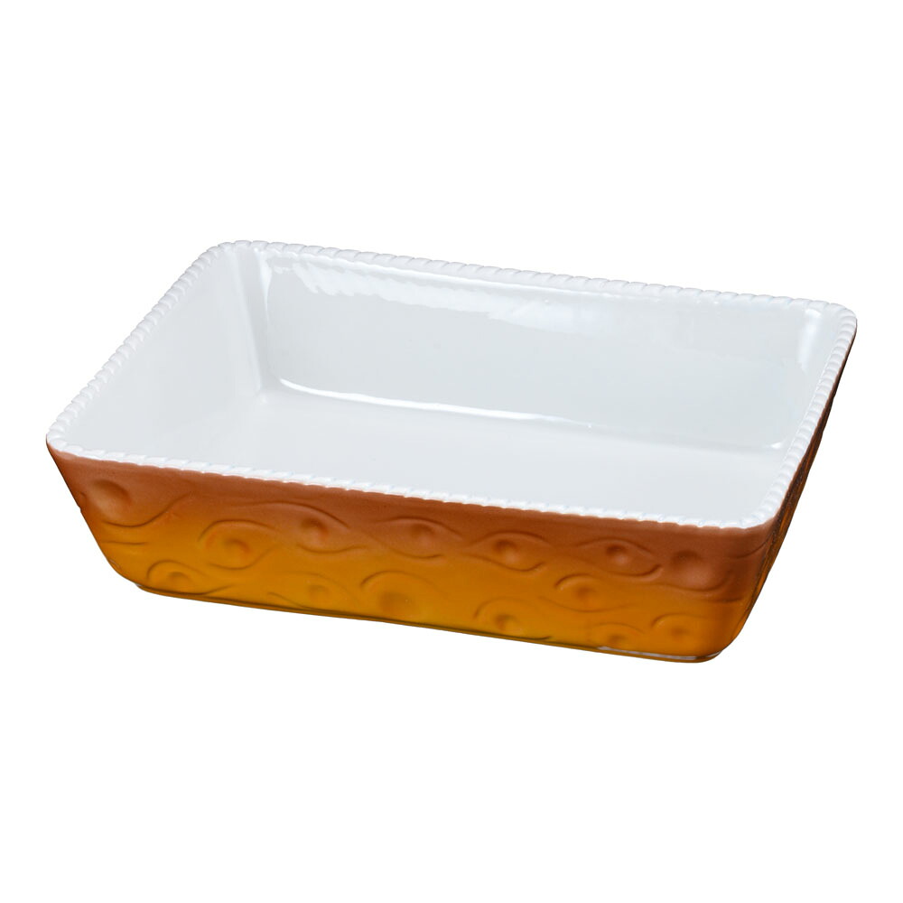 ロイヤル　長角深型グラタン皿　カラー　PC520-40-10　40cm　RLI-33 ［関連：ROYALE 業務用 イタリア ブランド 耐熱磁器 オーブンウェア 食器 オーブン 電子レンジ対応］