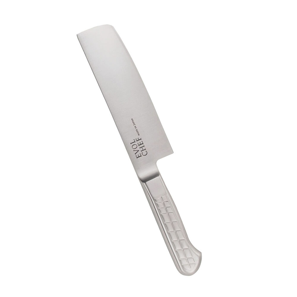 エボルシェフ　菜切　16.5cm　AEB-05 [関連：EVOLCHEF 貝印 KAI 洋包丁 食器洗浄機対応 オールステンレス ナイフ おしゃれ デザイン 両刃包丁]