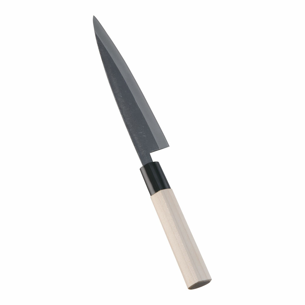 黒打　貝サキ　片刃　15cm　AKL-14 [関連：丸井刃物 業務用 日本製 和包丁 水産 サバキ庖丁 小魚 貝 アウトドア 釣り キャンプ]