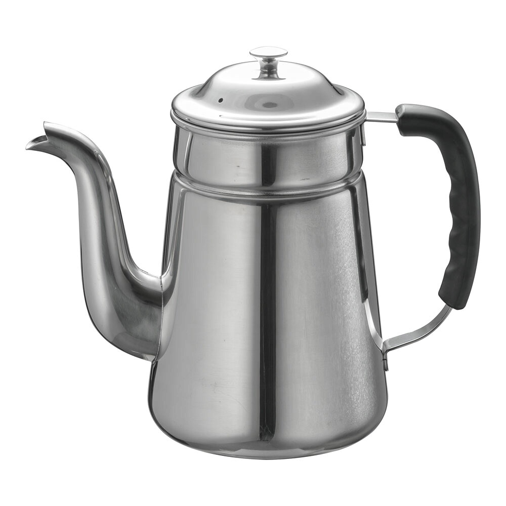 TKG　18-8　プラハンドル　コーヒーポット　＃15　FKC-B8 [関連：遠藤商事 業務用 日本製 喫茶用品 珈琲 IH100V対応 ステンレス ポット] 6,959円