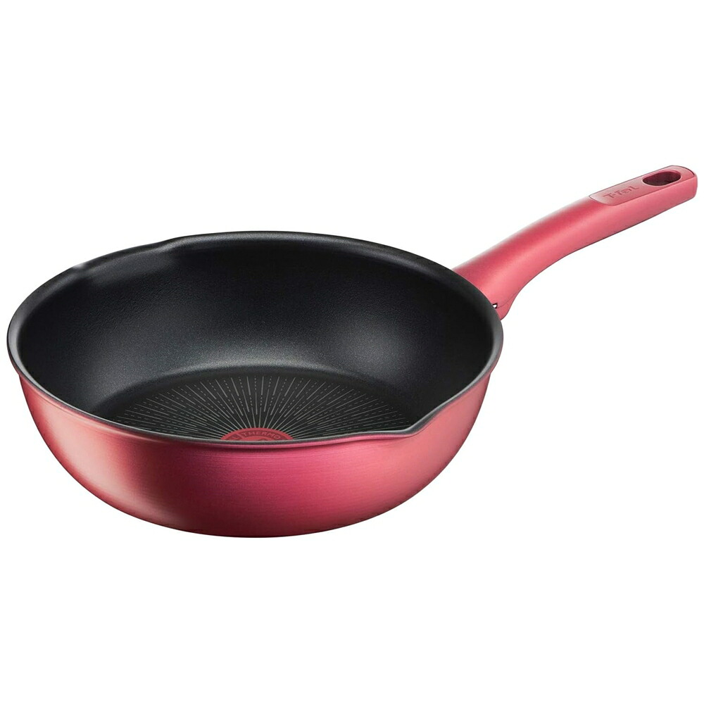 ティファール　IH　ルージュ　アンリミテッド　マルチパン　26cm　G26277　ATF-60 [関連：T-fal フランス ブランド IH電磁調理器対応 深型 フライパン IH100V・200V対応]
