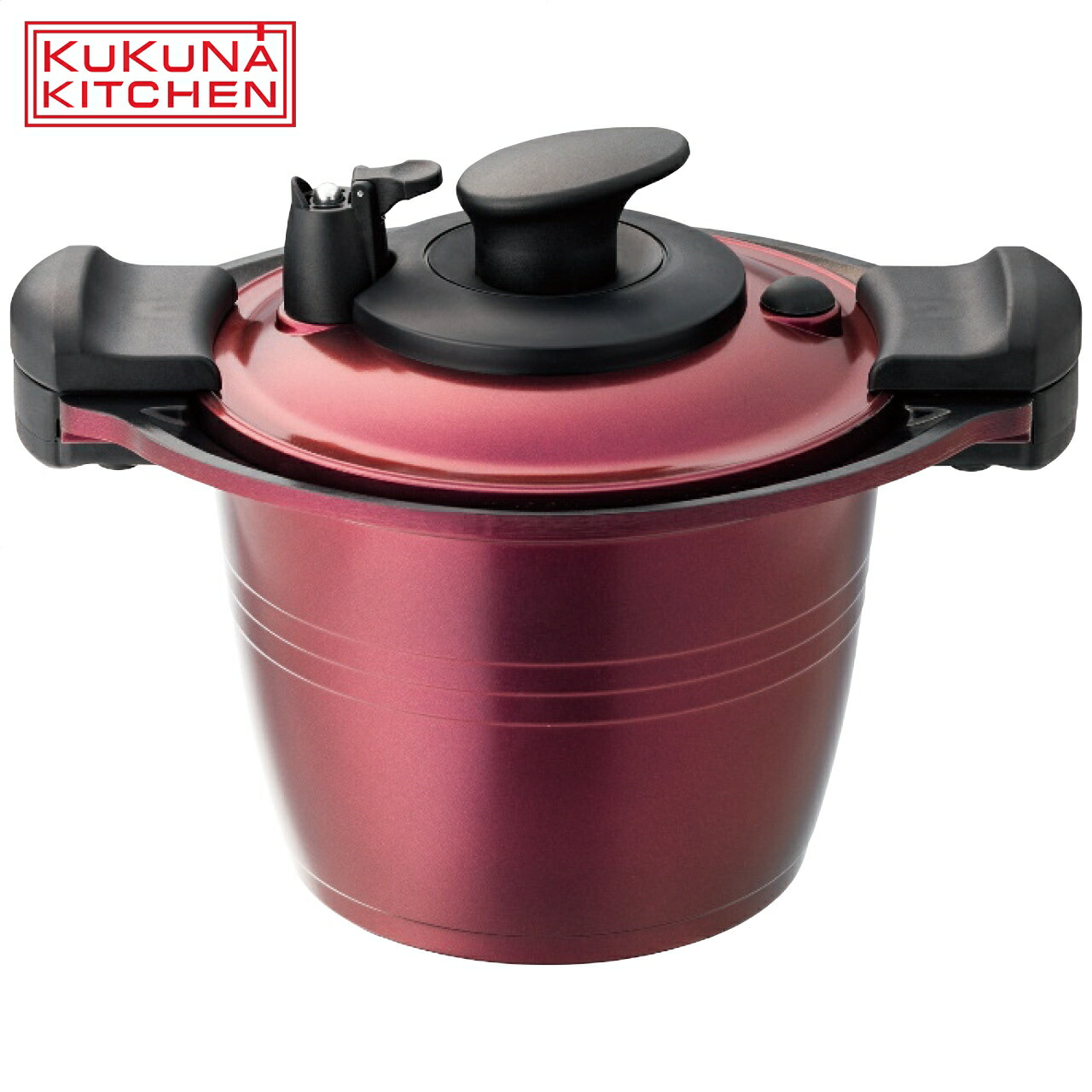 ククナ　低圧多機能鍋　20cm　4L　KKN-LV20H ［関連：apide アピデ KUKUNA 家庭用 圧力鍋 電磁調理器対応 IH100V・200V対応 万能鍋 便利］