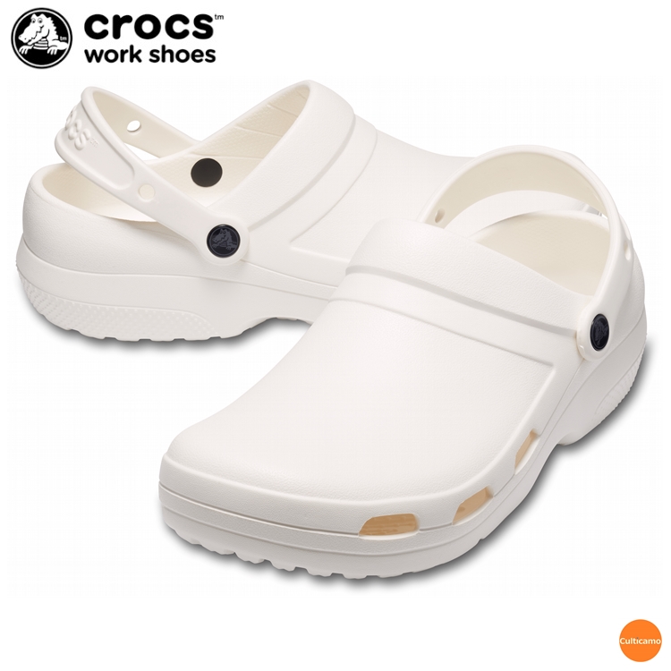 【楽天市場】クロックス スペシャリスト ベント ホワイト SKL-34[関連：CROCS 業務用 軽量 靴 人気商品 ユニセックス ワークシューズ  防滑 清潔] : くるちかも culticamo