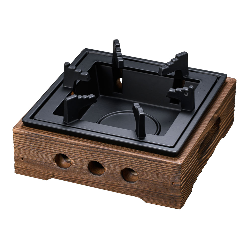 楽天市場】マイン アルミ 民芸こんろ A-1 ポリプロピレン枠 黒 M11-096