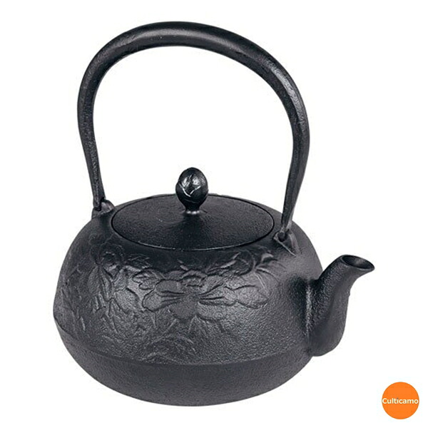 IK　鉄瓶　瑞光　黒　1.0L　BTT-35 [関連：池永鉄工 お茶用品 南部鉄器 日本製 伝統 高級 急須 ケトル やかん]