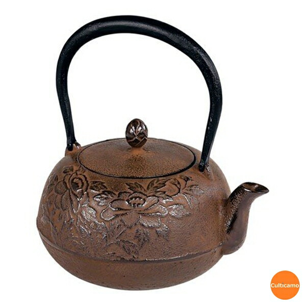 IK　鉄瓶　瑞光　茶　1.0L　BTT-35 [関連：池永鉄工 お茶用品 南部鉄器 日本製 伝統 高級 急須 ケトル やかん]