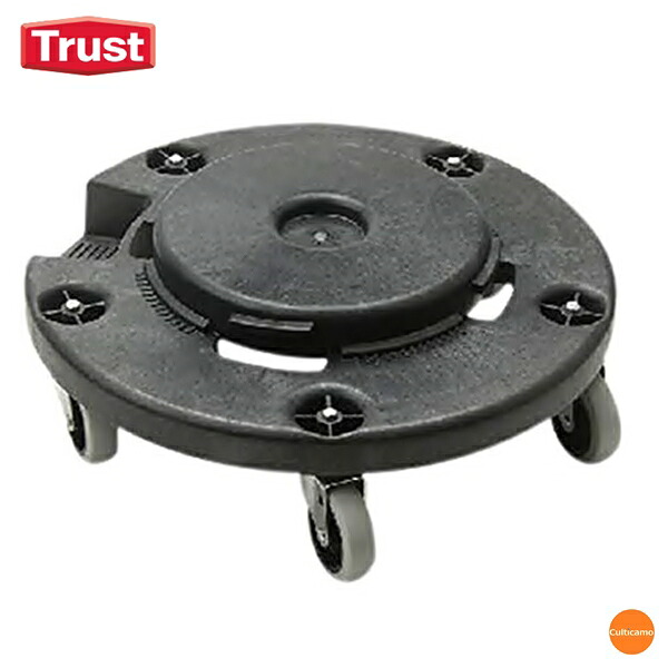 トラスト　ラウンドコンテナ用　丸型ドーリー　1811　KTL-42 [関連：Trust 業務用 ブランド 清掃用品 ごみ箱 ダストボックス 収納ボックス 台車 ドーリー]