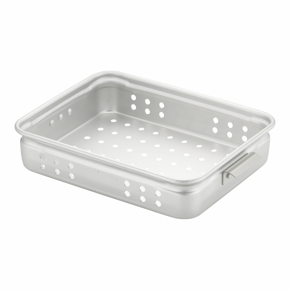 アルミ　穴明　手付番重　板取手　小　80　ABV-60 ［関連：AKAO アカオアルミ 業務用 運搬具 食品 ばんじゅう ボックス バット コンテナ］
