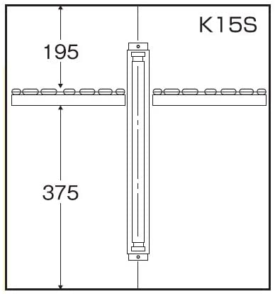 ピオニー 18-8殺菌灯付 包丁保管庫 キンキラー 127本用 K-15S型 AHU-51