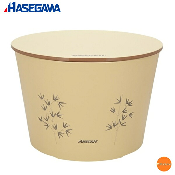 抗菌　ハセガワのおひつ　HOS-F36　36cm　3升用　BOH-01［関連：HASEGAWA 業務用 抗菌 樹脂製 米びつ 桶 ごはん］｜くるちかも　culticamo
