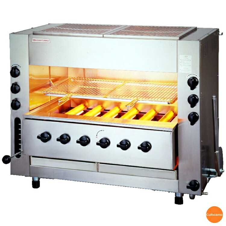 楽天市場】業務用グリラー アサヒ 武蔵 SGR-65 幅56cm 赤外線同時両面