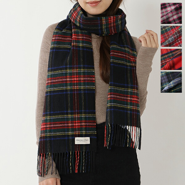 Johnstons of Elgin マフラー ストール カシミア100% Johnstons of Elgin】カシミヤ100%ストールマフラー 【公式通販】