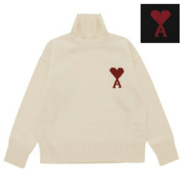 楽天市場】アミパリス ニット セーター タートルネック ホワイト