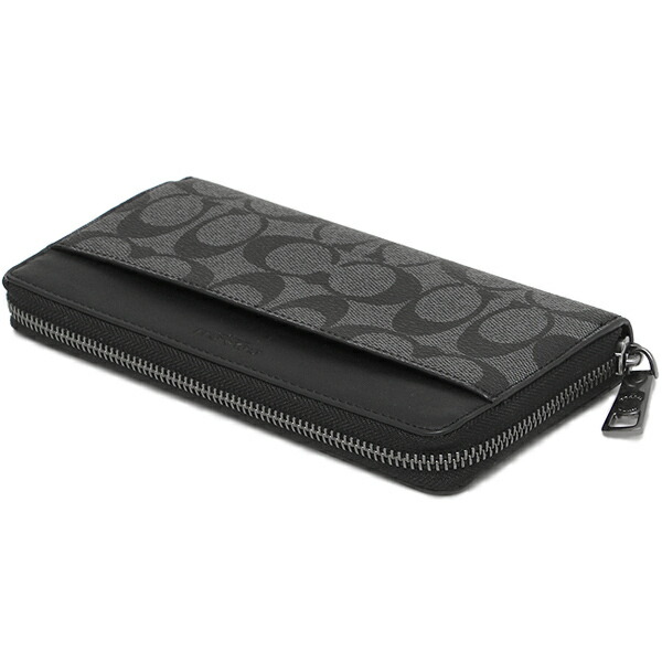 Brand Shop AXES: Coach wallet outlet COACH F58112 accordion zip around men long wallet | Rakuten ...